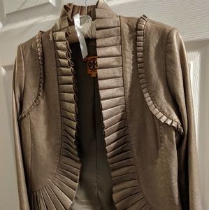 Tory Burch Andra Leather Jacket